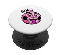 Soccer The butiful Game pimk Vintage, foodball futbal Divertido PopSockets PopGrip Adhesivo