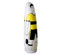 Soccer Training Defender - Portable Practice Wall For Agility | Heavy Duty PVC High Protection Soccer Kick Defender | For Adults Professionals Enthusiasts Beginners Boys Kids Teen, 160-203cm Height Op