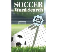 Soccer Word Search: 50+ Easy To Read Puzzles | Fun Gift for Teammates, Coaches, and More!