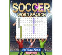 Soccer Word Search Puzzle: 500+ Unique Soccer Words, Relaxing Word Search Puzzle Book for Teens and Adults