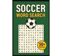 Soccer Word Search Puzzle Book: Word Search with Easy to Read about Soccer, Sports, Football, and more [6x9 inches, 110 pages] 50+ puzzle....a Gift for Vacations, Holidays, and Free Times