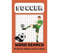 Soccer Word Search Puzzle Book: Word Searches with Easy to Read Print about Soccer, Players, Goal, Field, and more | 6x9 inches, 110 pages | 50+ ... and Free Times | Brain Exercises and Relaxing