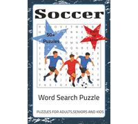 Soccer Word Search Puzzle Book: Word Searches with Easy to Read Print about Soccer,Sideline, Goal and more | 6x9 inches, 110 pages | 50+ Puzzles … Great for trips, vacation and Holidays