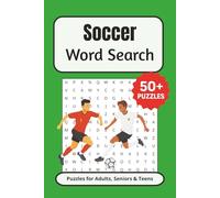Soccer Word Search Puzzle Book: Word Searches with Easy to Read Print about, Soccer, Soccer Games, Soccer Teams and More | 6x9 inches, 110 pages | 50+ ... Gift for Vacations, Holidays and Free Times