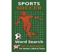 Soccer Word Search Puzzle Book: Word Searches with Easy to Read Print about Soccer, Soccer Terminology, Soccer Rules and Regulations and More | 6x9 ... …Gift for Vacations, Holidays and Free Times