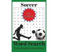 Soccer Word Search Puzzle Book: Word Searches with Easy-to-Read Print about Space, Space terminology, and More | 6X9 inches, 108 Pages | 50+ Puzzles … Gift for Vacations, Holidays and Free Times