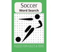 Soccer Word Search Puzzles Book: Word Searches with easy to Read Print about Soccer, Ball, Running and more | 6x9 inches, 110 pages | 50+ Puzzles … Gift for Vacations, Holidays, and Free Times
