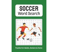 Soccer Word Search: Word Searches about Soccer, Soccer Players, Soccer Terms and More, 6x9 ,110 pages, Easy to Read Print, Solutions Included, Gift for Vacations, Holidays, and Free Times