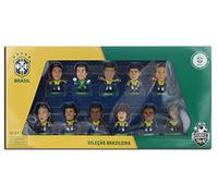 SoccerStarz Nintendo Brasil International - Paquete de 11 Figuras