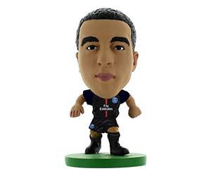 SoccerStarz - soc301 - Paris St Germain Lucas Moura Home Kit (2018 versión)/Cifras