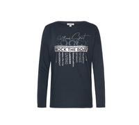 Soccx Camiseta 'Rock the Boat' azul / plata S azul / plata