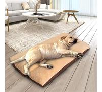 SOCHII Cama grande para perro, cálida y cálida, cojín para casa de cachorros, nido de perrera, manta para sofá, manta para perros medianos y grandes, Golden Retriever, Labrador, café grande, 95 x 65