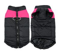 SOCHII Ropa para perros pequeños, medianos y grandes, carlino, bulldog francés, invierno, cachorro, chihuahua, chaqueta impermeable Roupa Cachorro, rosa, talla 3XL