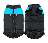 SOCHII Ropa para perros pequeños, medianos y grandes, carlino francés, bulldog francés, invierno, cachorro, chihuahua, chaqueta impermeable, Roupa Cachorro, mascota, azul, talla S