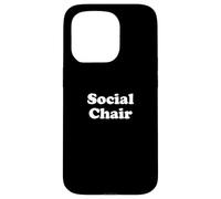Social Chair - Fraternity Sorority Frat Greek Star T-Shirt Carcasa para iPhone 15 Pro