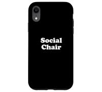 Social Chair - Fraternity Sorority Frat Greek Star T-Shirt Carcasa para iPhone XR