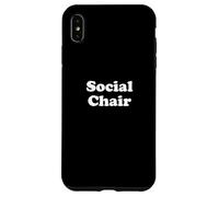Social Chair - Fraternity Sorority Frat Greek Star T-Shirt Carcasa para iPhone XS MAX