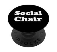 Social Chair - Fraternity Sorority Frat Greek Star T-Shirt PopSockets PopGrip Adhesivo