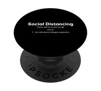 Social Distancing An Introverts Dream Scenario PopSockets PopGrip Adhesivo