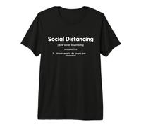 Social Distancing Uno Scenario Da Sogno per Introversi Camiseta Premium