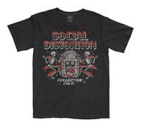 Rock Off Trade Social Distortion T Shirt Jukebox Skelly Band Logo Nuevo Oficial Negro Size XL
