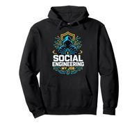 Social Engineering MY Job Camiseta Hacker Ciberseguridad Sudadera con Capucha