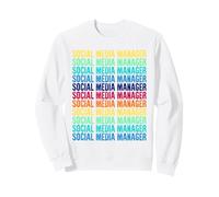 Social Media Manager Estilo Vintage Sudadera