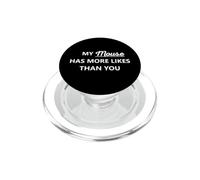 Social Media Mi Ratón Tiene Más Me Gusta Que Tú PopSockets PopGrip para MagSafe