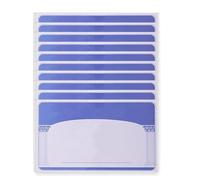 Social Security Card Protector Sleeve Clear Waterproof PVC Credit Card Sleeve for Drivers Licenses s and Family Documents Multi-Functional Protective Case for Students Coworkers Travel and Ever