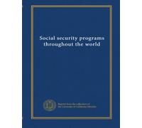 Social security programs throughout the world (1964)