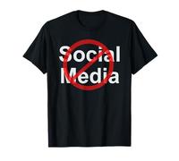 Social tachado Red Circle Media Camiseta