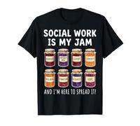 Social Work Is My Jam and I'm Here To Spread It Camiseta