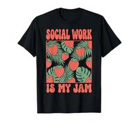 Social Work Is My Jam Bienestar Infantil Camiseta