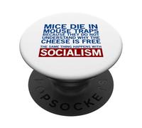Socialismo (Declaración Divertida) PopSockets PopGrip Adhesivo