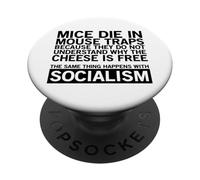 Socialismo (Declaración Divertida) PopSockets PopGrip Adhesivo