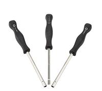 Socialme-eu 3Pcs Destornillador Herramientas de Ajuste de Carburador Reparación Util Cortacésped Juegos de Afinación