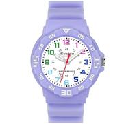 SOCICO Reloj mecánico para niños, Apto para niños de 3 a 12 años, diseño Resistente al Agua, función de Aprendizaje de la Hora, fácil de Leer, un Regalo excelente. (Violeta)