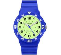 SOCICO Reloj mecánico para niños, Apto para niños de 3 a 12 años, diseño Resistente al Agua, función de Aprendizaje de la Hora, fácil de Leer, un Regalo excelente. (Azul Fluorescente)