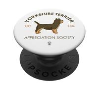 Sociedad de Apreciación de Yorkshire Terrier - Lindo Yorkie PopSockets PopGrip Adhesivo