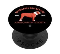 Sociedad de apreciación del Bulldog inglés - Lindo matón británico PopSockets PopGrip Adhesivo