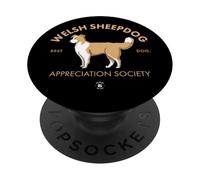 Sociedad de Apreciación del Pastor Galés - Pelo Claro PopSockets PopGrip Adhesivo