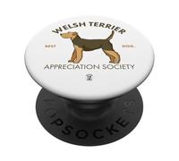 Sociedad de Apreciación del Terrier Galés - Perro Welshie PopSockets PopGrip Adhesivo