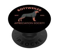 Sociedad de Apreciación Rottweiler - Rottie Lover PopSockets PopGrip Adhesivo