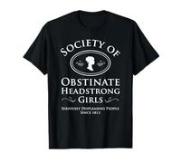 Sociedad de Chicas Encabezadas Obstinadas - Orgullo y Prejuicio Camiseta