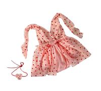 Sociedad De Fotos Recién Nacida Set Heart Impress Vestido De Cabello Props Props Baby Girl Foto Disfraz Fotografía Infantil Traje 2 PPC Estampado Corazón Vestido Sin Espalda Para Bebé