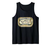 Sociedad de Pescado conservado Sardina Mariscos Arte Vintage Camiseta sin Mangas