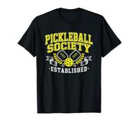 Sociedad De Pickleball Jugador Vintage Deporte Raqueta Camiseta