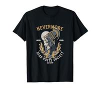Sociedad de Poetas Muertos Nevermore - Literatura Vintage Camiseta