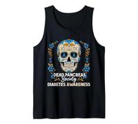 Sociedad del Páncreas Muerto Concientización sobre la Diabetes Día De Los Muertos Camiseta sin Mangas