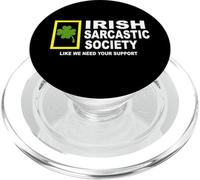 Sociedad Sarcástica IRLANDÉS PopSockets PopGrip para MagSafe